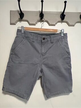 Charles and a Half Gray Chino Flat front Shorts - Size 29